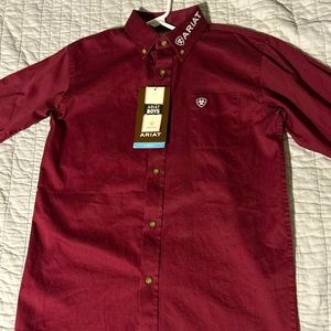 Ariat Team Logo Twill Fitted Shirt long sleeve Dress shirt